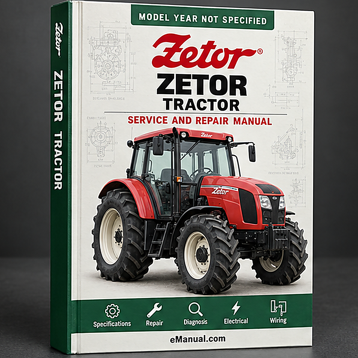 Zetor 6340 Tractor Workshop Repair Service Manual