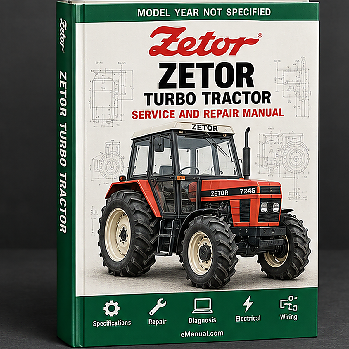 Zetor 6340 Turbo Tractor Workshop Repair Service Manual
