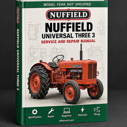 Nuffield Universal Three 3 Four 4 Tractor Repair Service
