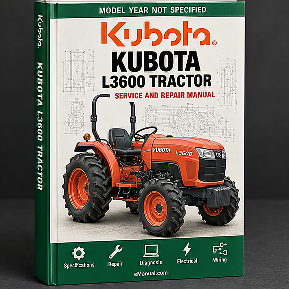 Kubota L3600 Tractor Service Repair Workshop Manual