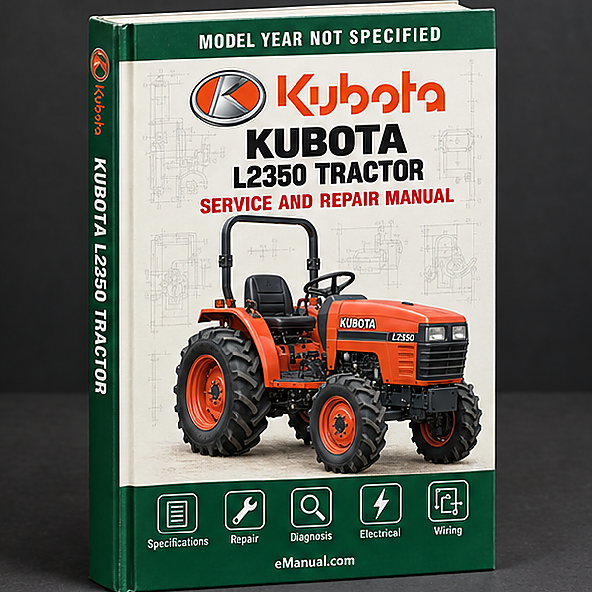 Kubota L2350 Tractor Service Repair Workshop Manual