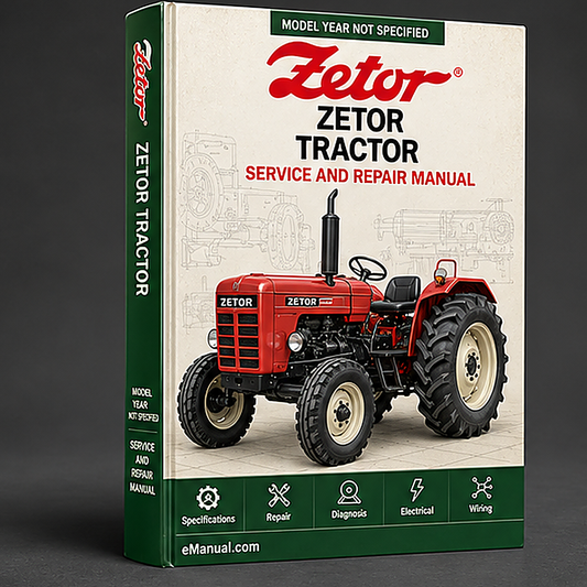 Zetor 6340 Tractor Repair Service Manual
