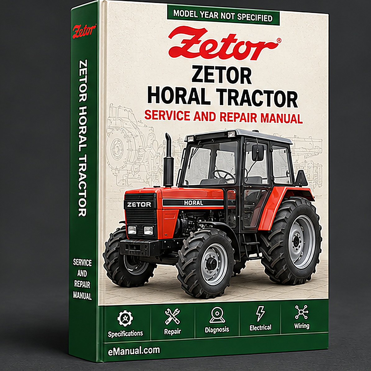 Zetor 6340 Horal Tractor Factory Service Repair Manual
