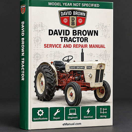 David Brown 1212 Tractor Repair Service Manual
