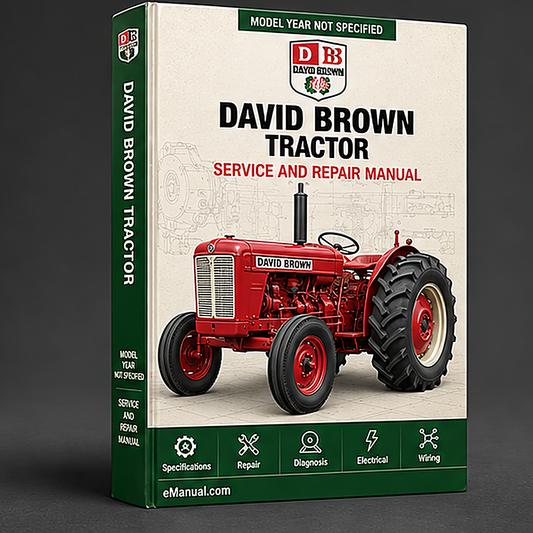 David Brown 1210 Tractor Repair Service Manual