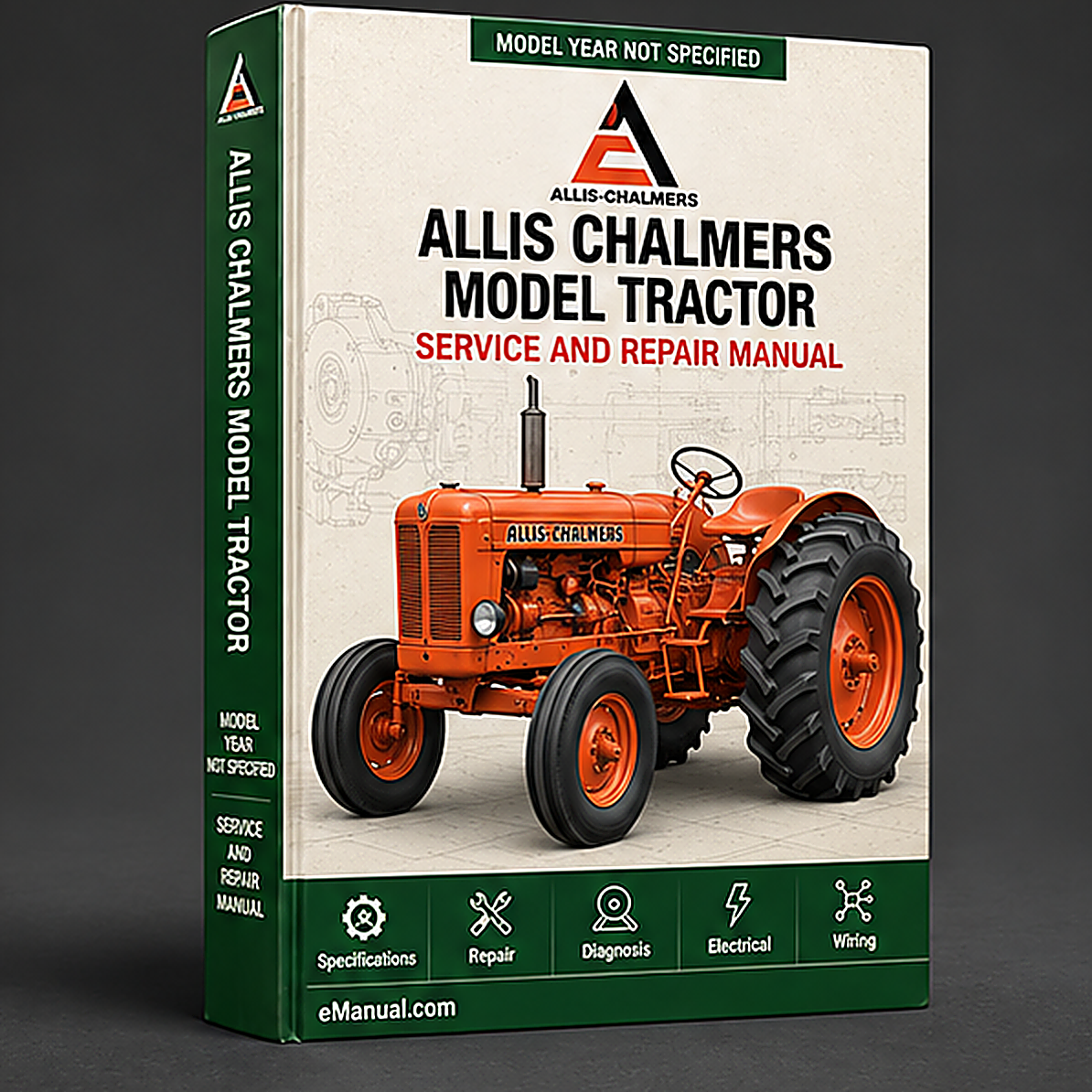 Allis Chalmers Model 8050 Tractor Repair Service Manual