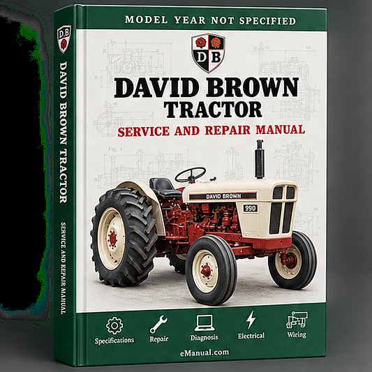 David Brown 1412 Tractor Repair Service Manual