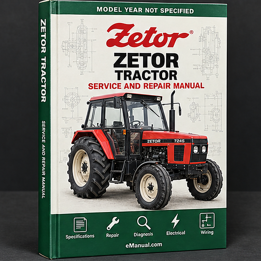 Zetor 6340 Tractor Service Repair Workshop Manual