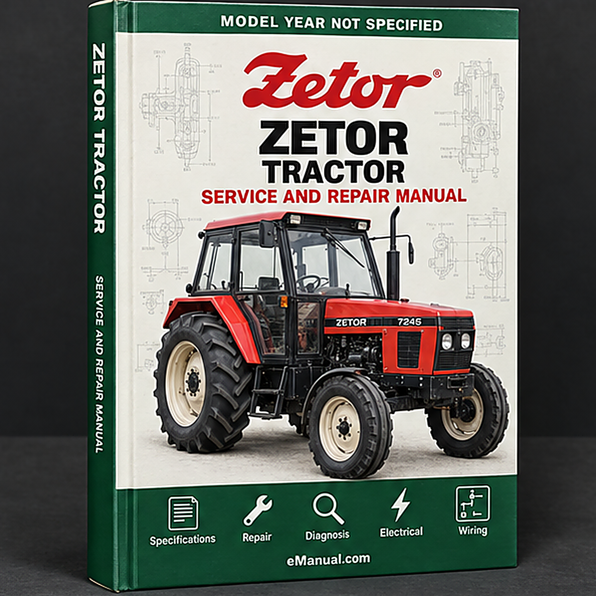 Zetor 6340 Tractor Service Repair Workshop Manual
