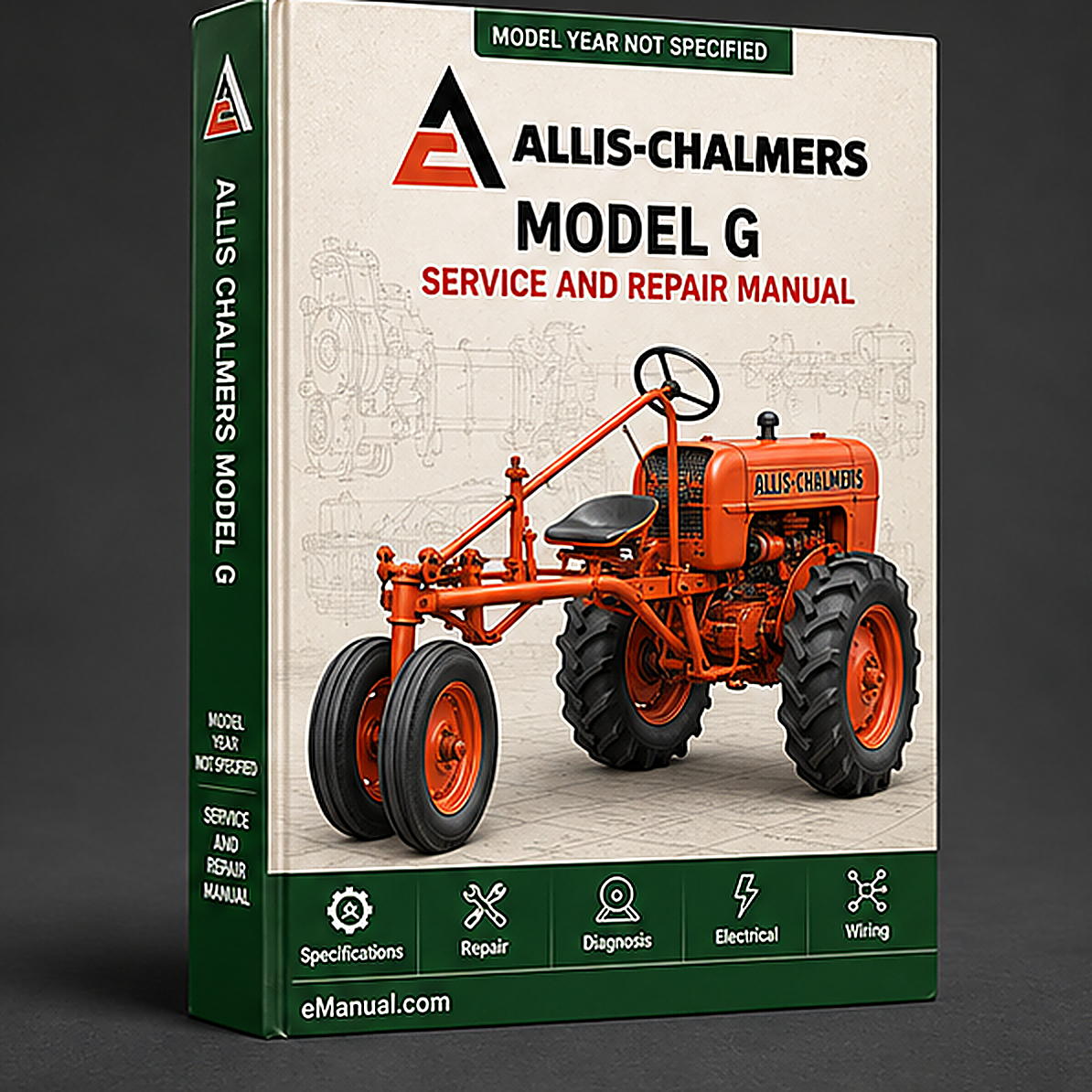 Allis Chalmers Model G Tractor WSM Service Manual Repair