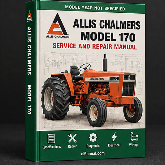 Allis Chalmers Model 170 175 Tractor WSM Service Manual