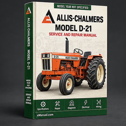 Allis Chalmers Model D-21 Tractor Workshop Service Manual