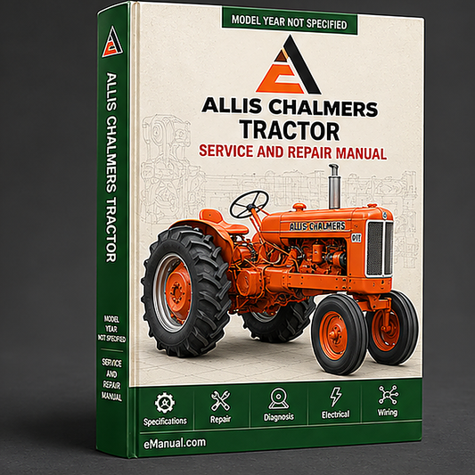 Allis Chalmers 7060 7080 Tractor Workshop Service Manual