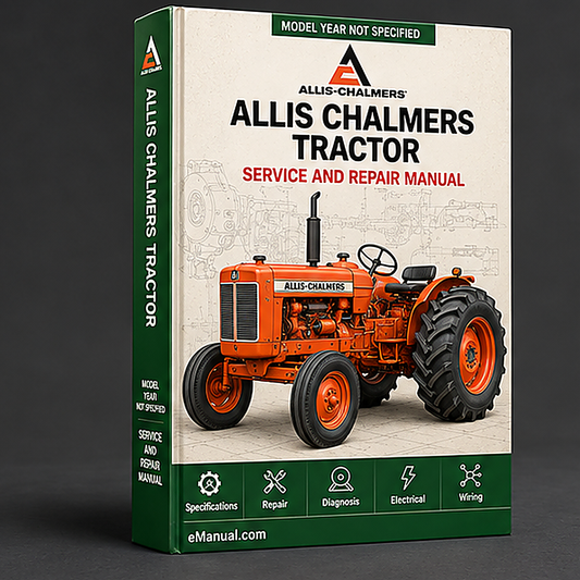 Allis Chalmers 8050 8070 Tractor Workshop Service Manual