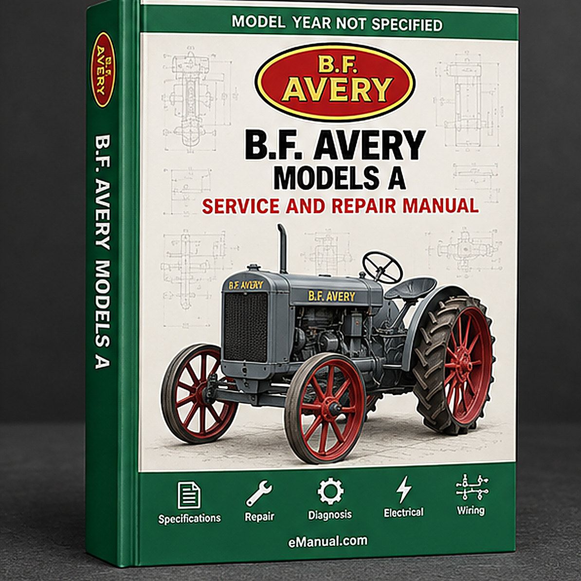 B.F. Avery Models A R V Tractor Service Repair Manual