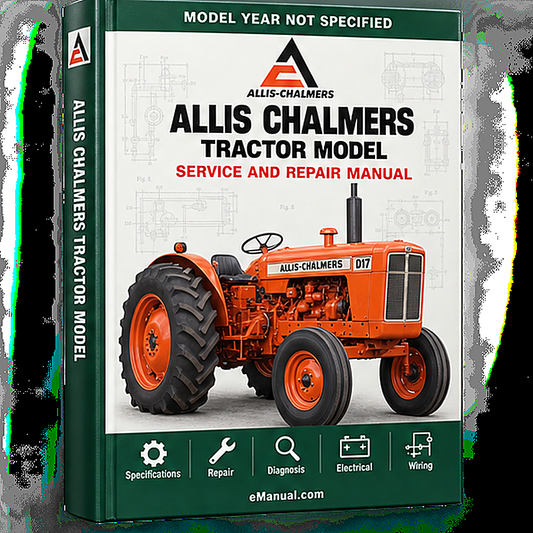 Allis Chalmers Tractor Model 190XT Factory Service Repair Manual