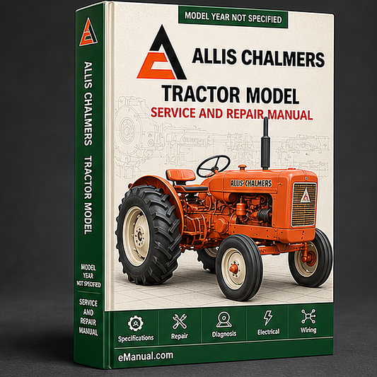 Allis Chalmers Tractor Model 170 Factory Service Repair Manual