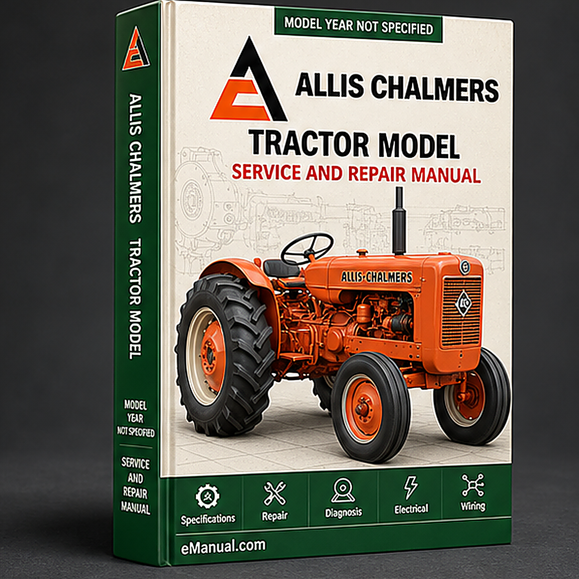 Allis Chalmers Tractor Model 185 Factory Service Repair Manual