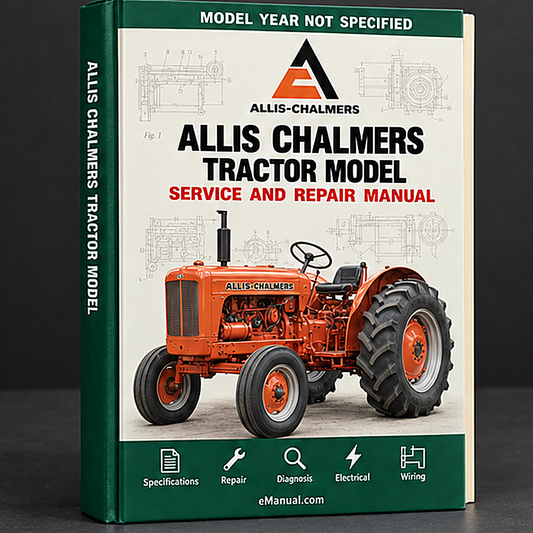 Allis Chalmers Tractor Model 5020 Workshop Service Repair Manual