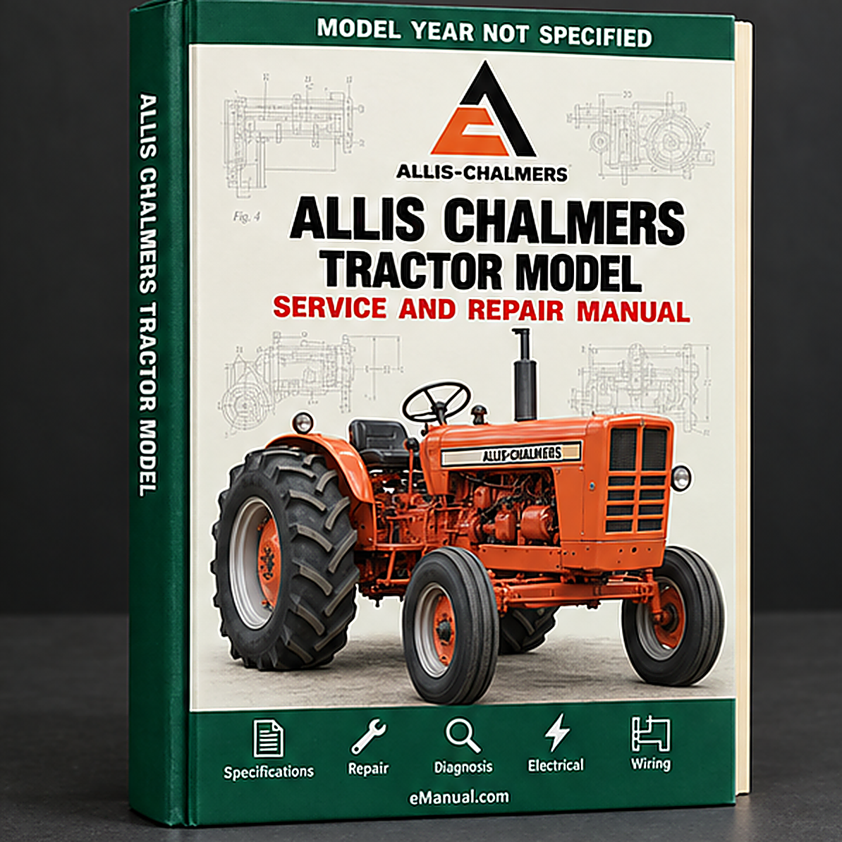 Allis Chalmers Tractor Model 6080 Factory Service Repair Manual