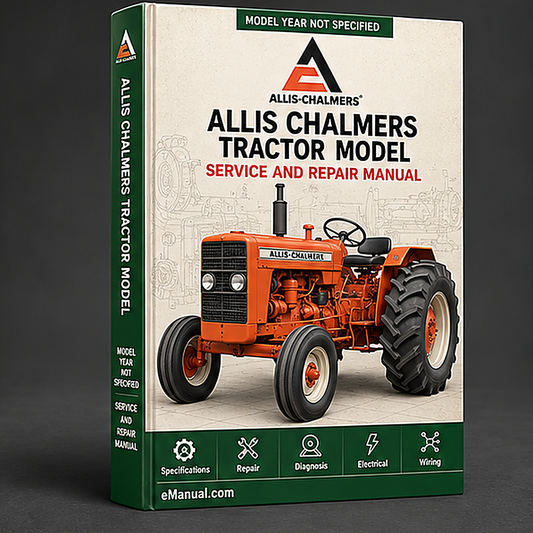 Allis Chalmers Tractor Model 210 220 Factory Service Repair Manual