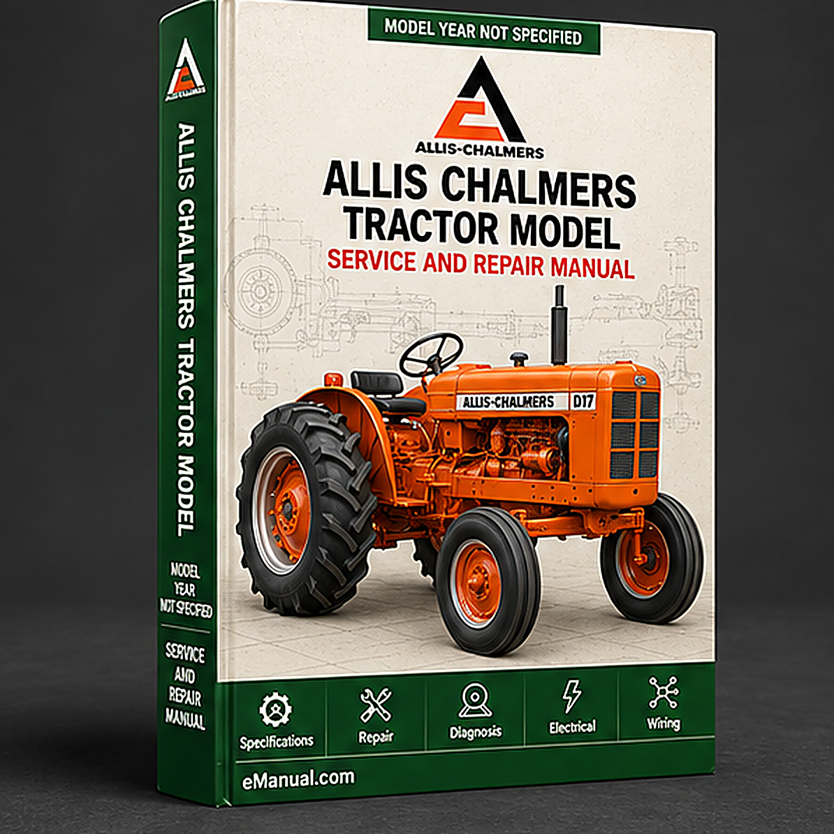 Allis Chalmers Tractor Model D10 Factory Service Repair Manual