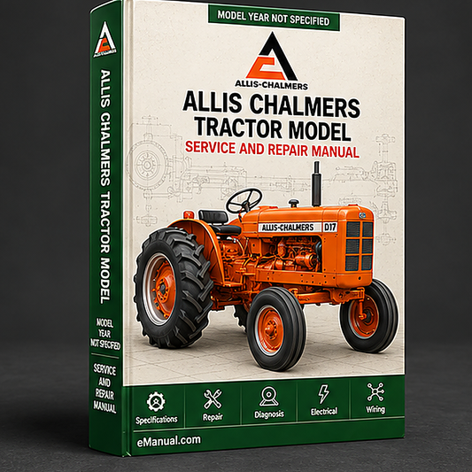 Allis Chalmers Tractor Model D10 Factory Service Repair Manual