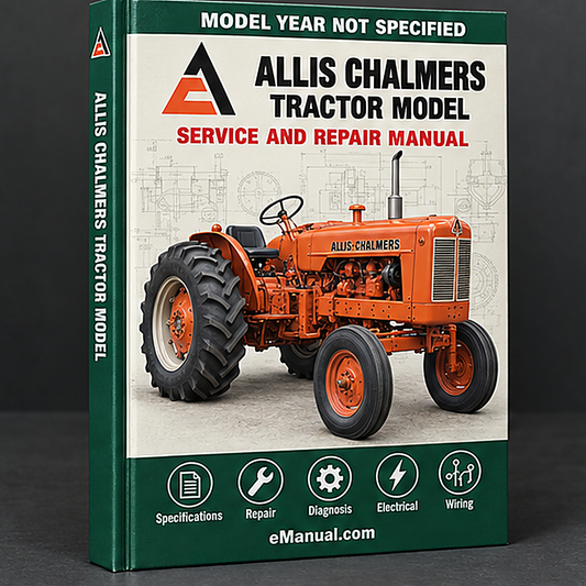 Allis Chalmers Tractor Model 5020 5030 Factory Service Repair Manual