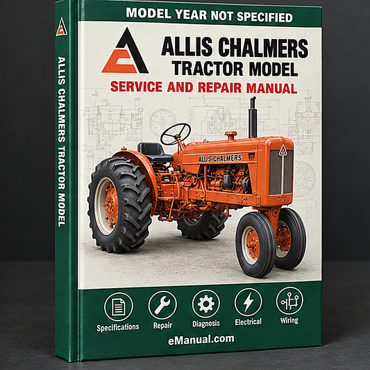 Allis Chalmers Tractor Model 6070 Factory Service Repair Manual