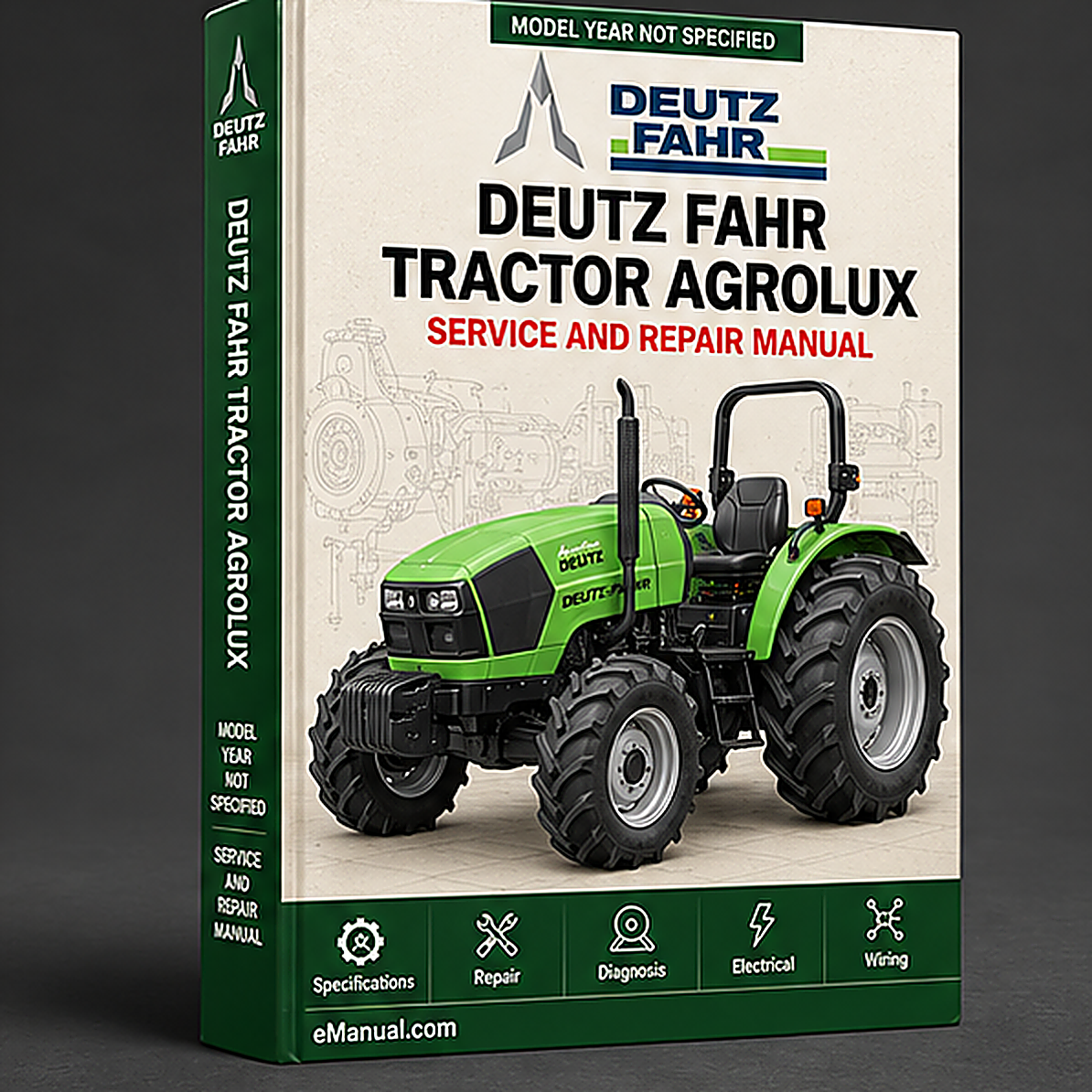 DEUTZ FAHR Tractor AGROLUX F57 f67 f 57 67 parts part Manual