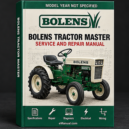 Bolens Tractor Master Parts Manuals
