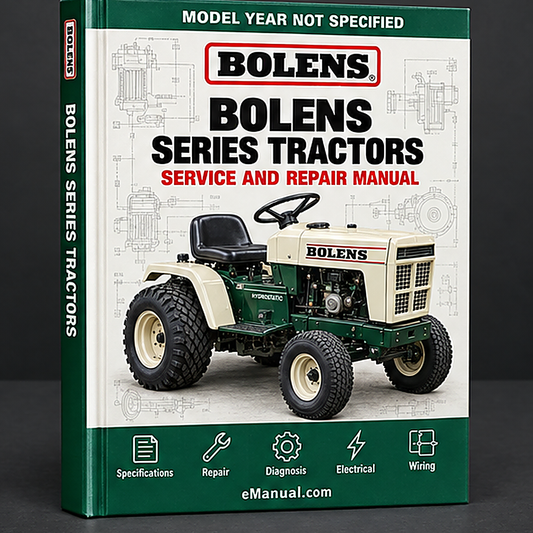 Bolens 5000 series tractors Service Repair Manual