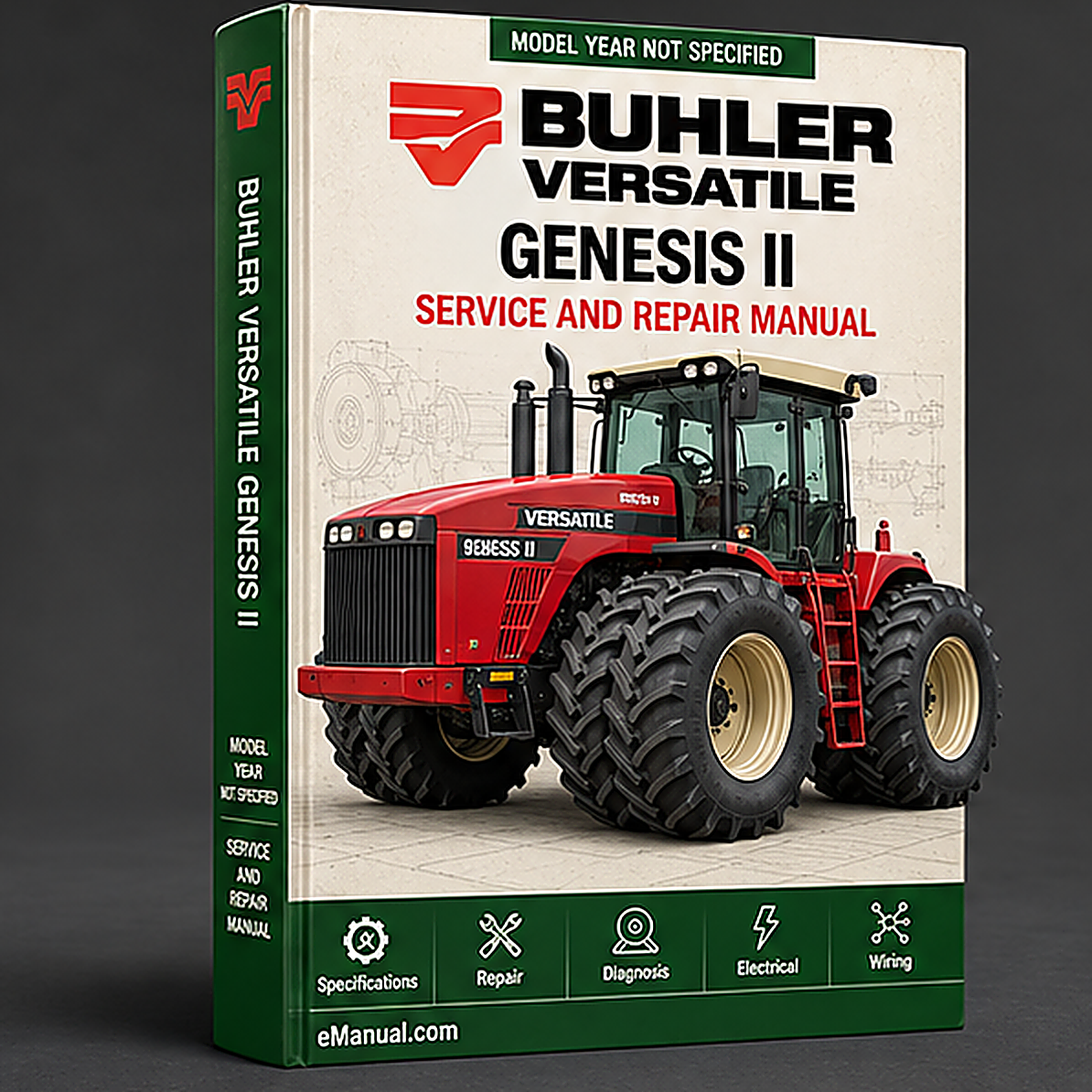 Buhler Versatile 2145 2160 2180 2210 Genesis II Tractor Operation Maintenance Service Repair Manual # 1