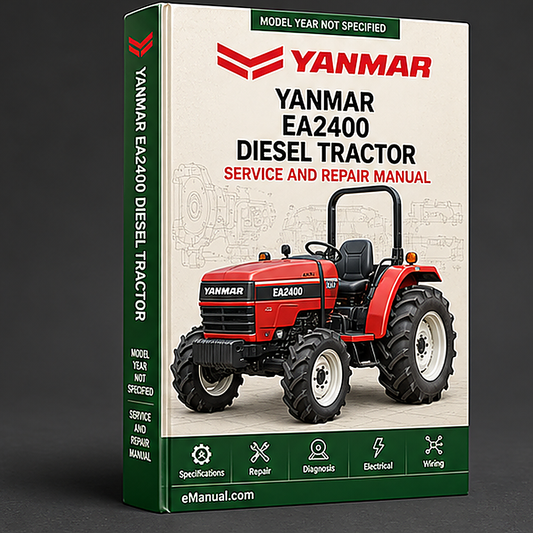 Yanmar EA2400 Diesel Tractor Service Repair Workshop Manual