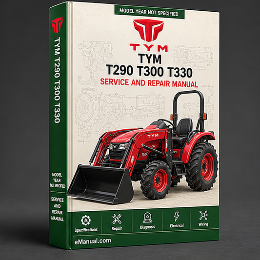 Tym 2810 T290 T300 T330 Tractor Service Repair Workshop Manual