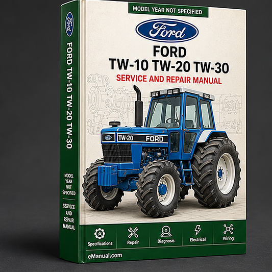 Ford 8000 8600 8700 9000 9600 9700 TW-10 TW-20 TW-30 Tractor Service Repair Workshop Manual