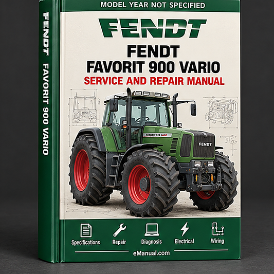 Fendt Favorit 900 Vario Tractor Workshop Service Repair Manual