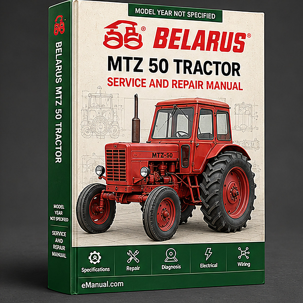 Belarus MTZ 50 Tractor Service/Shop Manual Repair