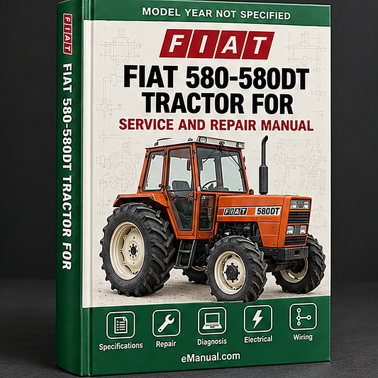 Fiat 580-580DT tractor Workshop Service Manual for Repair