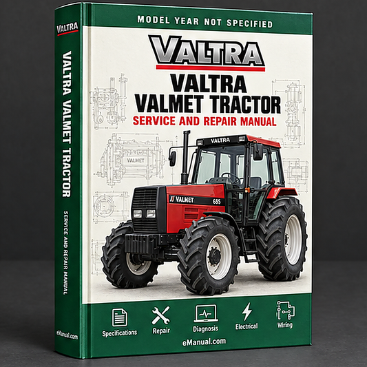 Valtra Valmet 6900 8000 8100 tractor Workshop Service Repair Manual