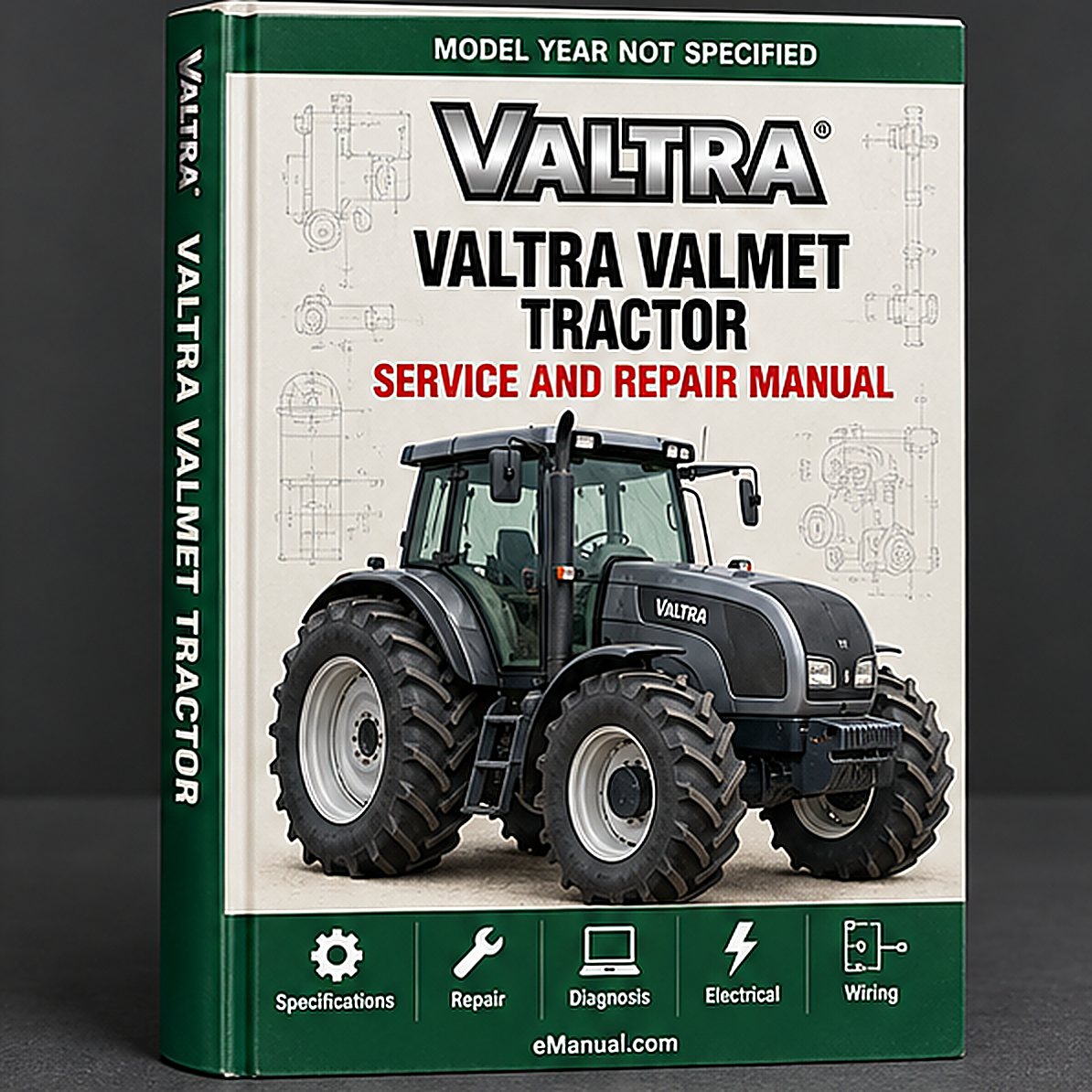 Valtra Valmet 6400 6550 6600 tractor Workshop Service Repair Manual