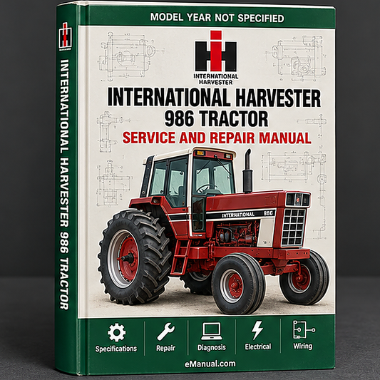 INTERNATIONAL HARVESTER 986 1086 tractor Service Repair Manual