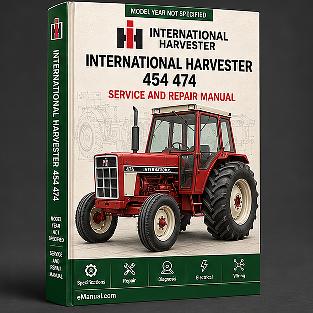 International Harvester 454 474 475 574 674 2400 2500 Tractors Service Repair Workshop Manual PDF